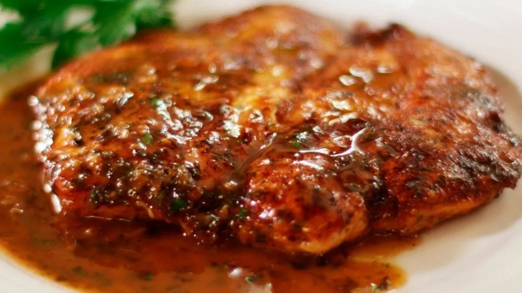 Chicken Francaise coocking