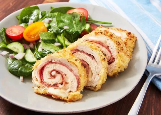 Chicken Cordon Bleu With Sauce Recipe