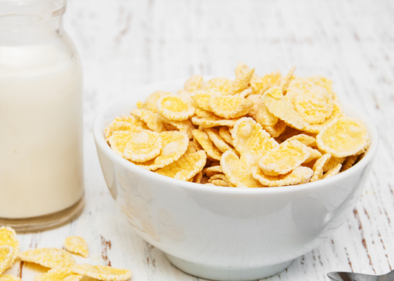 Cornflakes, Milk & Berries Recipe