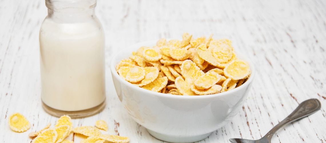 Cornflakes, Milk & Berries Recipe