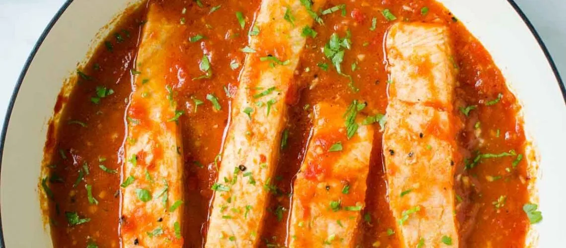 Grilled Salmon with Tomato Salsa