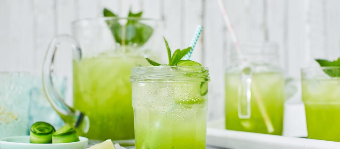 Cucumber Mint Cooler Cocktail