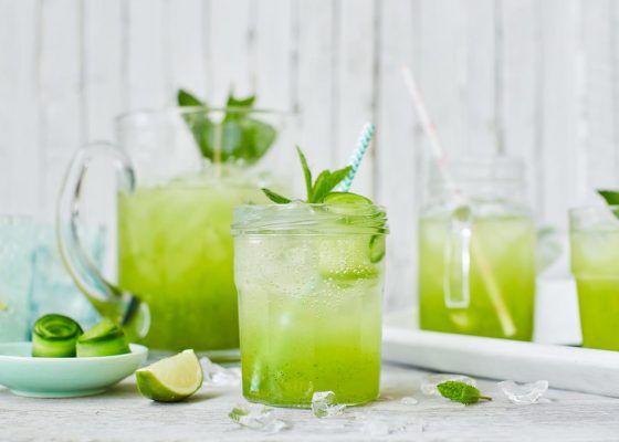 Cucumber Mint Cooler Cocktail