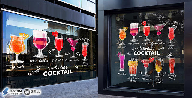Custom Cocktails Stickers & Decals