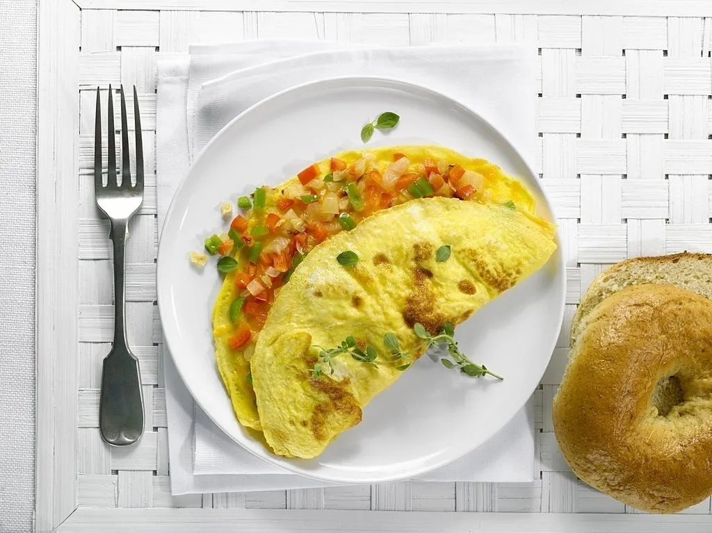 Day 9 Vegetable Omlete