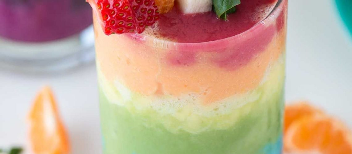 Rainbow Paradise Cocktail
