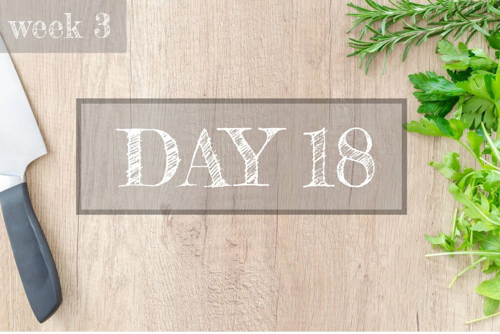 Day 18 of Healthy Meal Plan