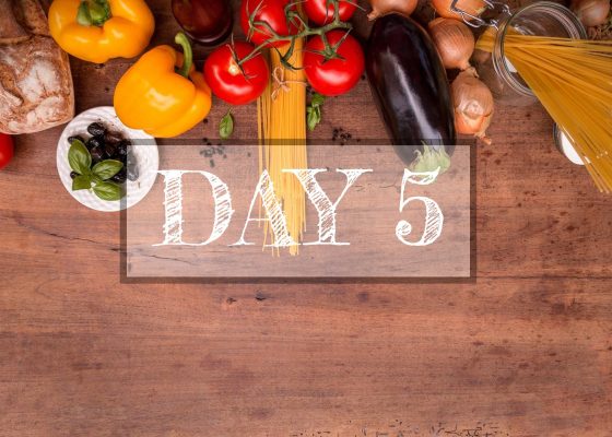 Day 5 of Healthy Meal Plan – What to eat today?