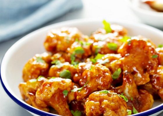 Spicy Cauliflower Hot Wings