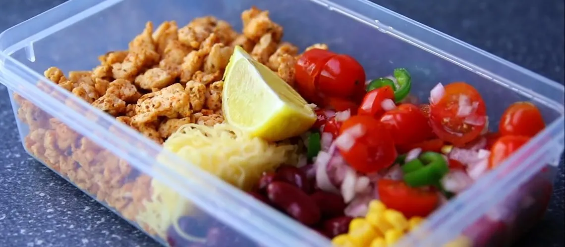 High Protein Meal-Prep Burrito Bowl