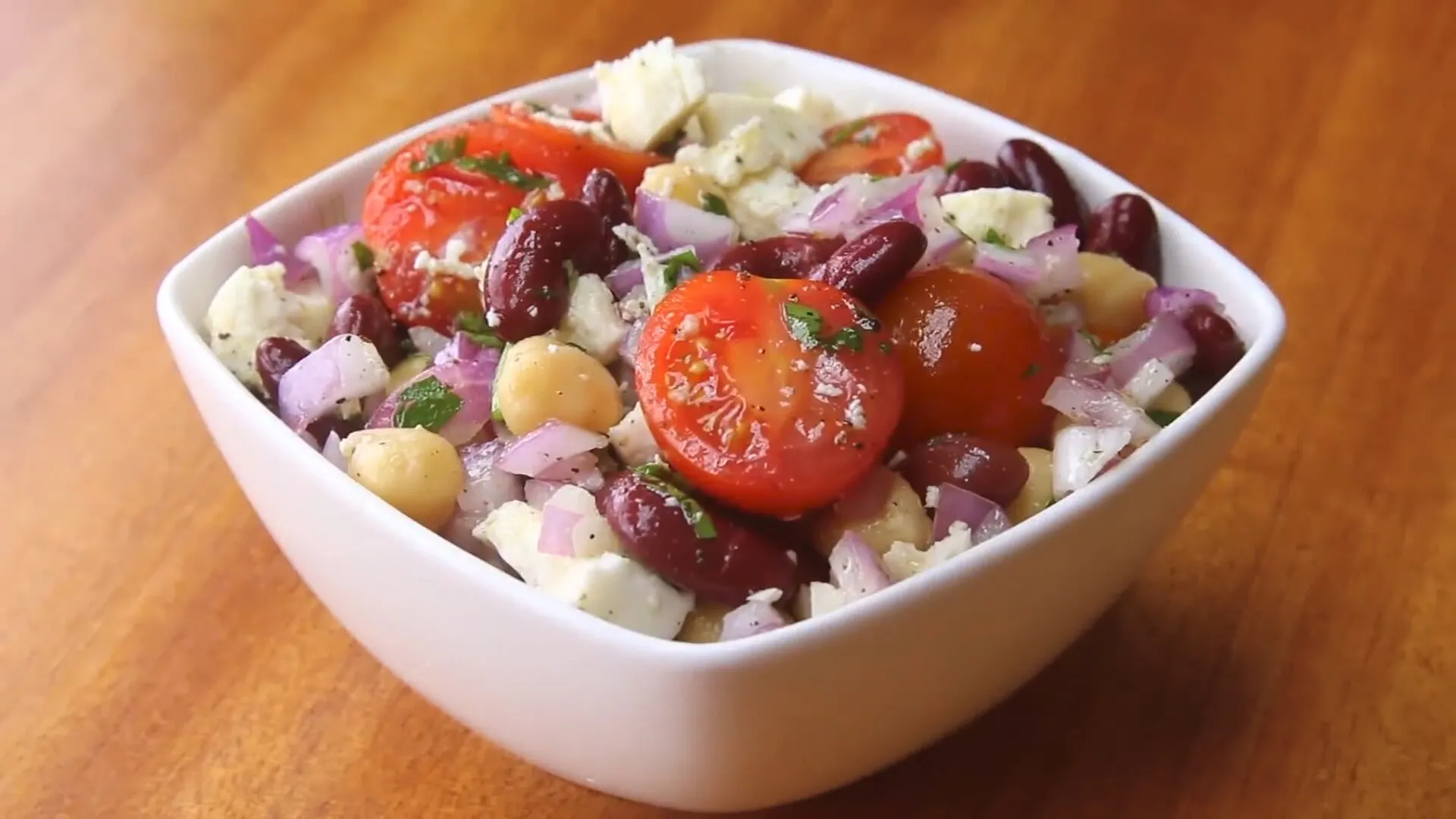 Chickpea Salad and Red Bean - Lola Covington