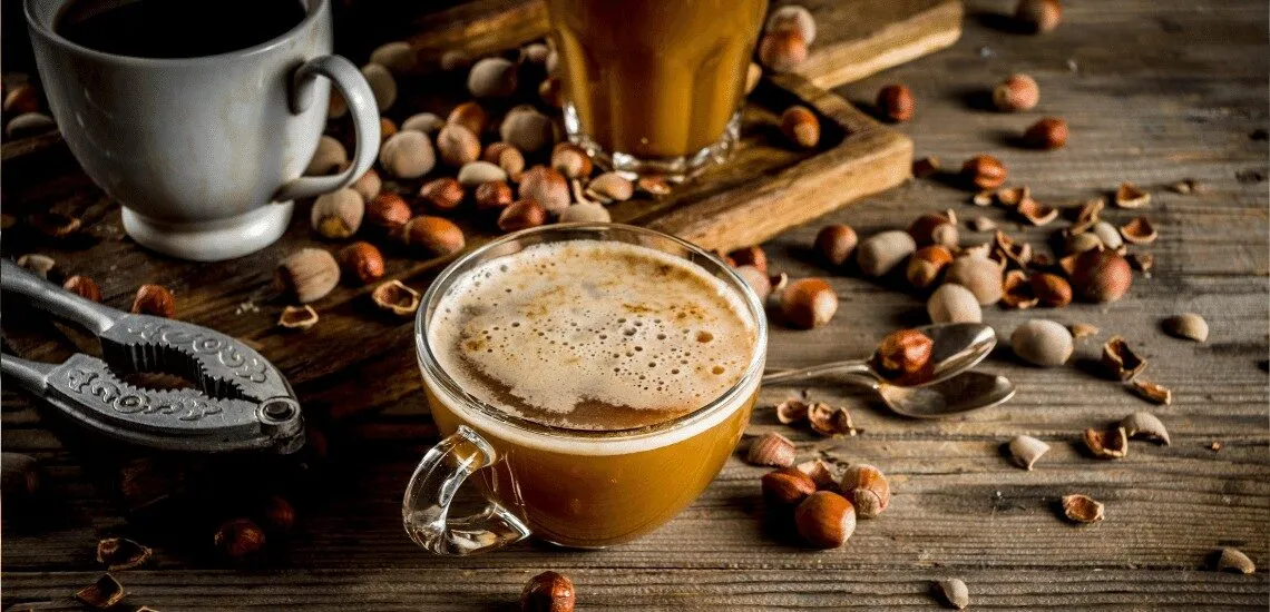 Nuts With Mint Mocha Latte