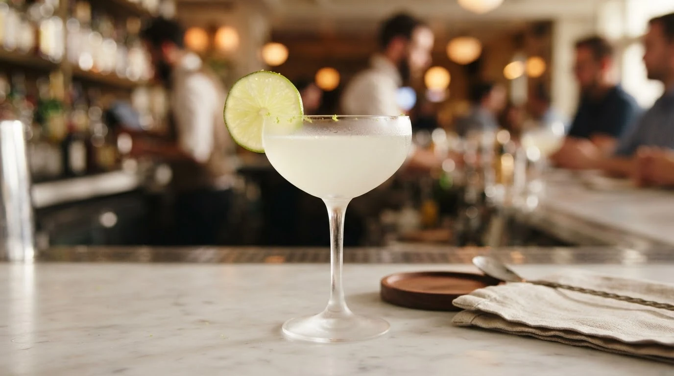 Daiquiri cocktail in a glass